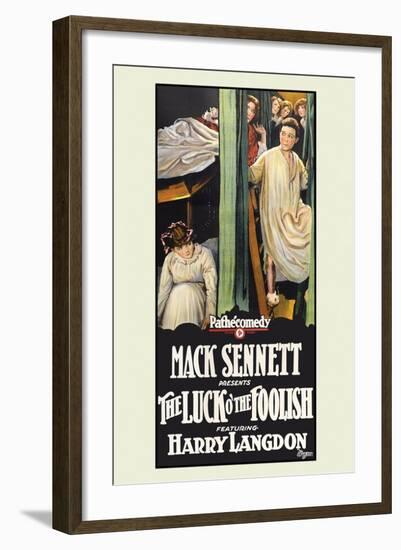 The Luck O' the Foolish-Mack Sennett-Framed Art Print