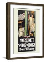 The Luck O' the Foolish-Mack Sennett-Framed Art Print