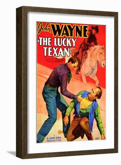 The Lucky Texan, 1934-null-Framed Art Print