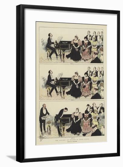 The Lullaby, an Episode in Three Scenes-Albert Guillaume-Framed Giclee Print