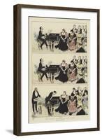 The Lullaby, an Episode in Three Scenes-Albert Guillaume-Framed Giclee Print