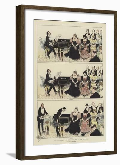 The Lullaby, an Episode in Three Scenes-Albert Guillaume-Framed Giclee Print