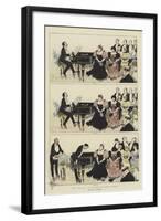 The Lullaby, an Episode in Three Scenes-Albert Guillaume-Framed Giclee Print