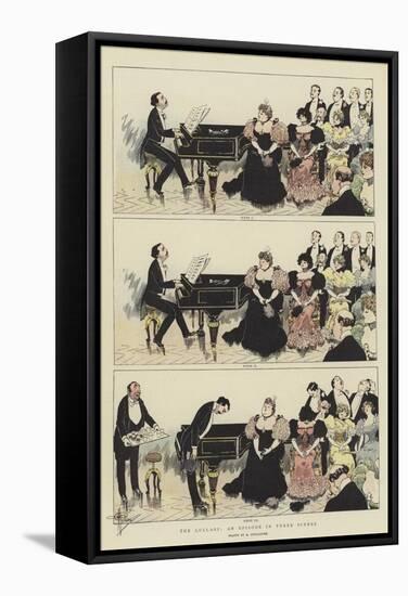 The Lullaby, an Episode in Three Scenes-Albert Guillaume-Framed Stretched Canvas