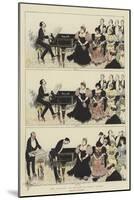 The Lullaby, an Episode in Three Scenes-Albert Guillaume-Mounted Giclee Print