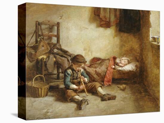 The Lullaby-Pierre Edouard Frere-Stretched Canvas