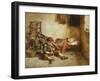 The Lullaby-Pierre Edouard Frere-Framed Giclee Print
