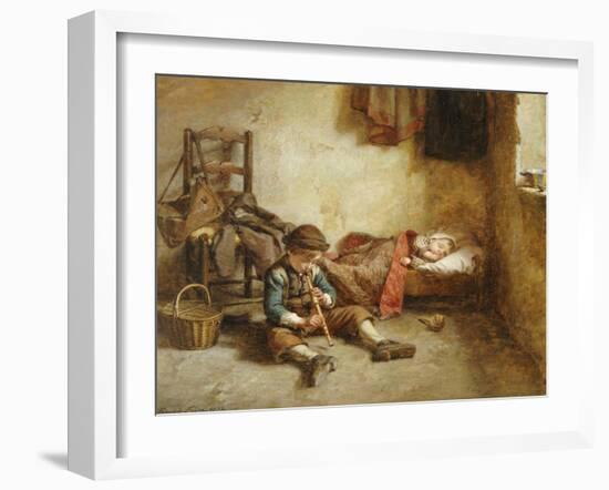 The Lullaby-Pierre Edouard Frere-Framed Giclee Print