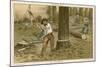 The Lumberjack-null-Mounted Giclee Print