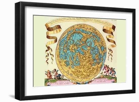 The Lunar Surface-Joanne Hevel-Framed Art Print