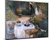 The Lunch-Claude Monet-Mounted Art Print