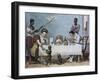 The Lunch-Jean Baptiste Debret-Framed Art Print