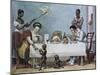 The Lunch-Jean Baptiste Debret-Mounted Art Print