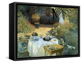 The Luncheon, 1876-Claude Monet-Framed Stretched Canvas