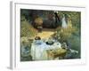 The Luncheon, 1876-Claude Monet-Framed Premium Giclee Print