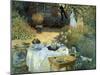 The Luncheon, 1876-Claude Monet-Mounted Premium Giclee Print