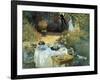 The Luncheon, 1876-Claude Monet-Framed Giclee Print