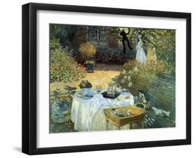 The Luncheon, 1876-Claude Monet-Framed Giclee Print