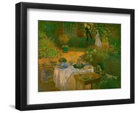 The Luncheon, Ca. 1874-Claude Monet-Framed Giclee Print