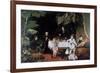 The Luncheon in the Conservatory, 1877-Louise Abbema-Framed Giclee Print