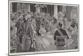 The Luncheon in the State Dining-Room, Buckingham Palace-G.S. Amato-Mounted Giclee Print