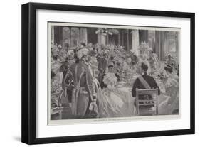 The Luncheon in the State Dining-Room, Buckingham Palace-G.S. Amato-Framed Giclee Print