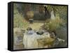 The Luncheon (Monet's Garden at Argenteuil), about 1873-Claude Monet-Framed Stretched Canvas