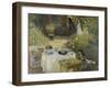 The Luncheon (Monet's Garden at Argenteuil), about 1873-Claude Monet-Framed Giclee Print