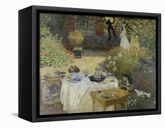 The Luncheon (Monet's Garden at Argenteuil), about 1873-Claude Monet-Framed Stretched Canvas