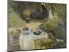 The Luncheon (Monet's Garden at Argenteuil), about 1873-Claude Monet-Mounted Giclee Print