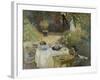 The Luncheon (Monet's Garden at Argenteuil), about 1873-Claude Monet-Framed Giclee Print