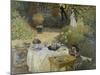 The Luncheon (Monet's Garden at Argenteuil), about 1873-Claude Monet-Mounted Giclee Print