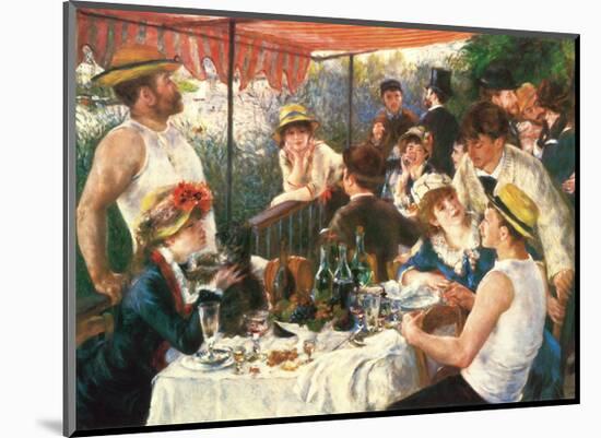 The Luncheon of the Boating Party, c.1881-Pierre-Auguste Renoir-Mounted Art Print