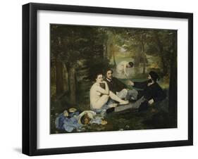 The Luncheon on the Grass, 1863-Edouard Manet-Framed Giclee Print