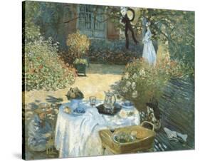 The Luncheon-Claude Monet-Stretched Canvas