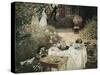 The Luncheon-Claude Monet-Stretched Canvas