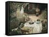 The Luncheon-Claude Monet-Framed Stretched Canvas