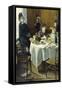 The Luncheon-Claude Monet-Framed Stretched Canvas