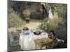 The Luncheon-Claude Monet-Mounted Art Print