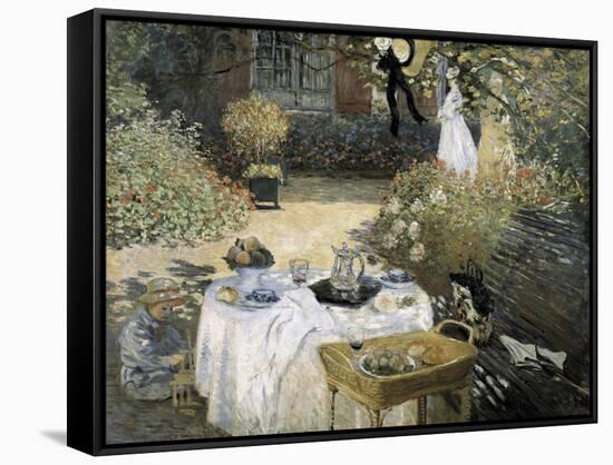 The Luncheon-Claude Monet-Framed Stretched Canvas