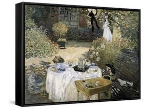 The Luncheon-Claude Monet-Framed Stretched Canvas