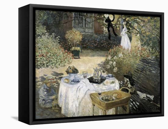 The Luncheon-Claude Monet-Framed Stretched Canvas