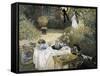 The Luncheon-Claude Monet-Framed Stretched Canvas