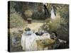 The Luncheon-Claude Monet-Stretched Canvas