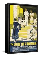 The Lure of a Women-null-Framed Stretched Canvas