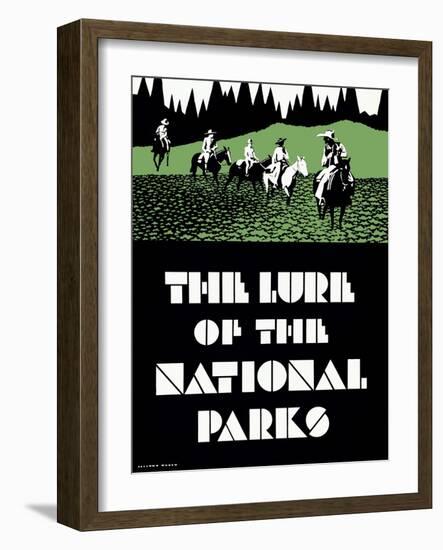 The Lure of the National Parks-null-Framed Giclee Print