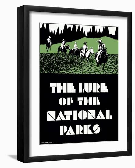 The Lure of the National Parks-null-Framed Giclee Print