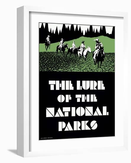 The Lure of the National Parks-null-Framed Giclee Print