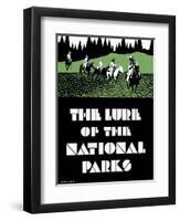 The Lure of the National Parks-null-Framed Premium Giclee Print