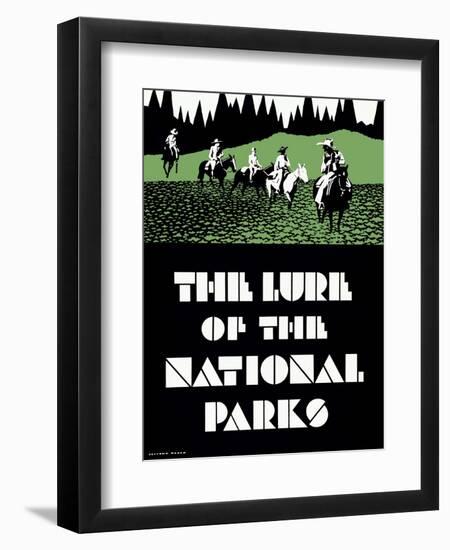 The Lure of the National Parks-null-Framed Premium Giclee Print